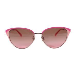 Kate Spade IANNA Cat Eye Metal Womens Sunglasses - Rose Gold / Brown Pink- NWT